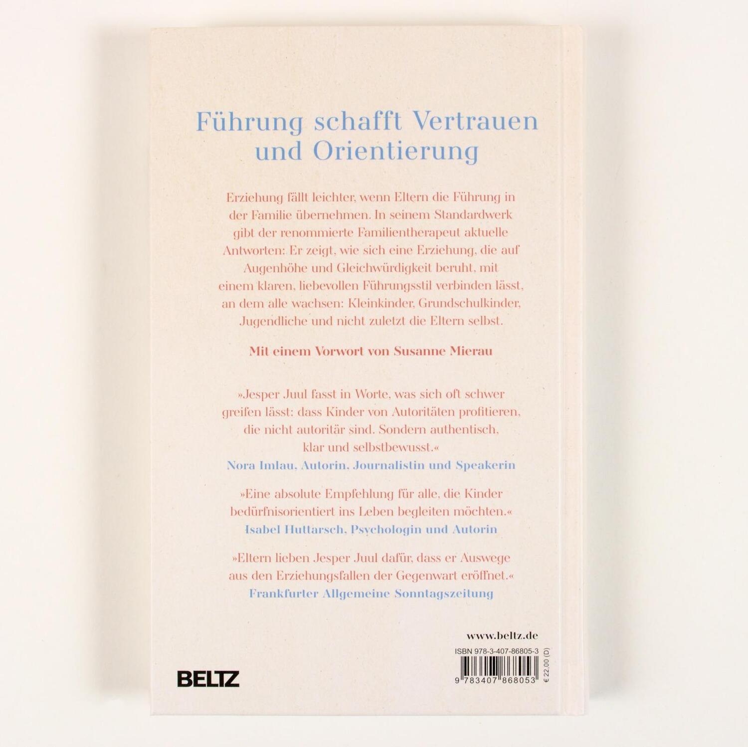 Rückseite: 9783407868053 | Leitwölfe sein | Jesper Juul | Buch | 239 S. | Deutsch | 2016