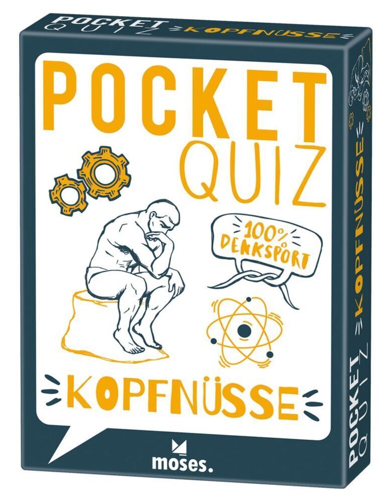 Cover: 9783964551535 | Pocket Quiz Kopfnüsse | Matthias Leo Webel | Spiel | 50 S. | Deutsch
