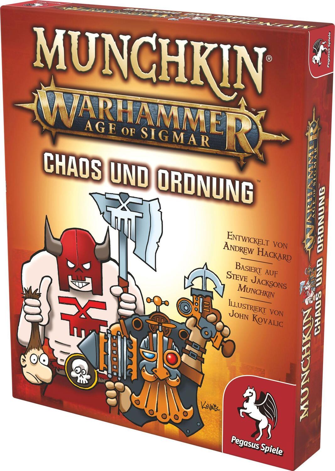 Bild: 4250231726965 | Munchkin Warhammer Age of Sigmar: Chaos & Ordnung [Erweiterung] | 2021