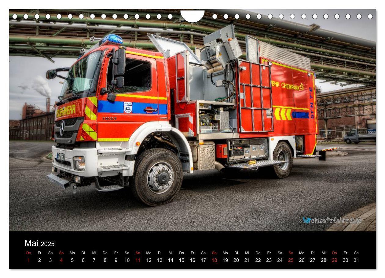 Bild: 9783435636570 | Einsatzfahrzeuge der Feuerwehr (Wandkalender 2025 DIN A4 quer),...