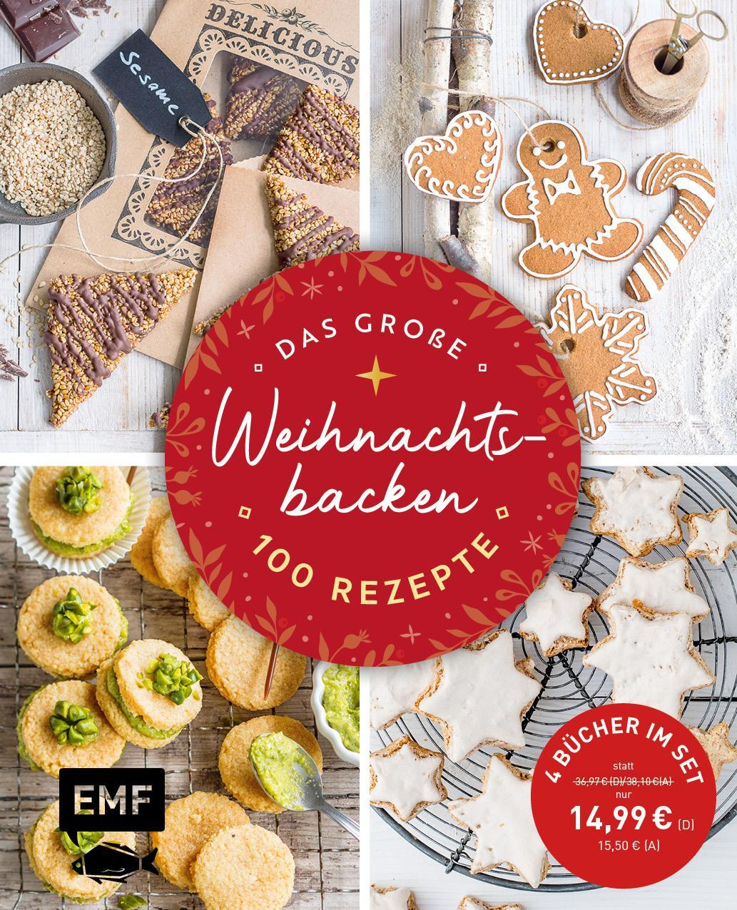 Cover: 9783745925166 | Das große Weihnachtsbacken - 100 Rezepte | Taschenbuch | 304 S. | 2024