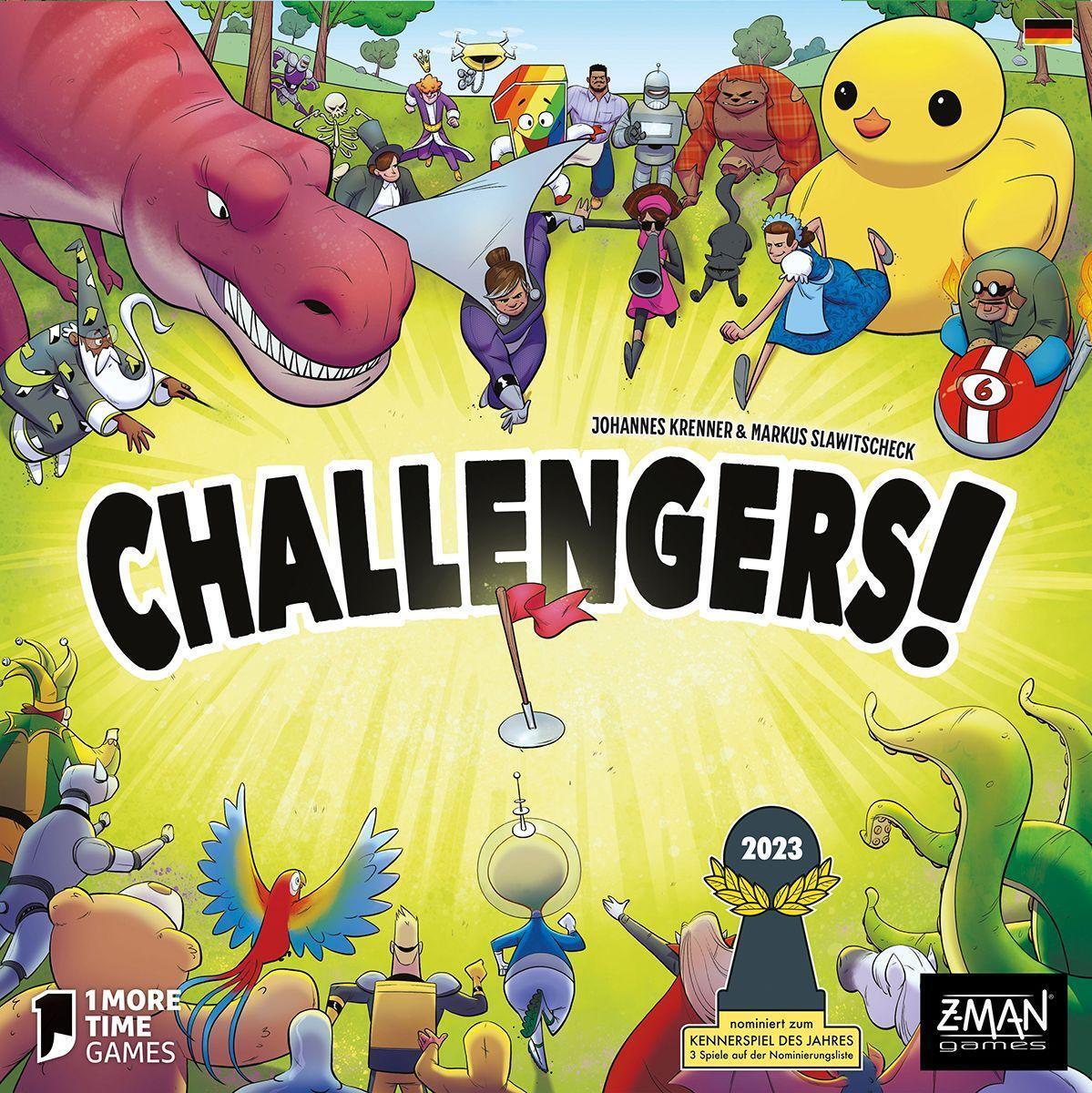 Cover: 841333121211 | Challengers! - Kennerspiel des Jahres | Johannes Krenner (u. a.)