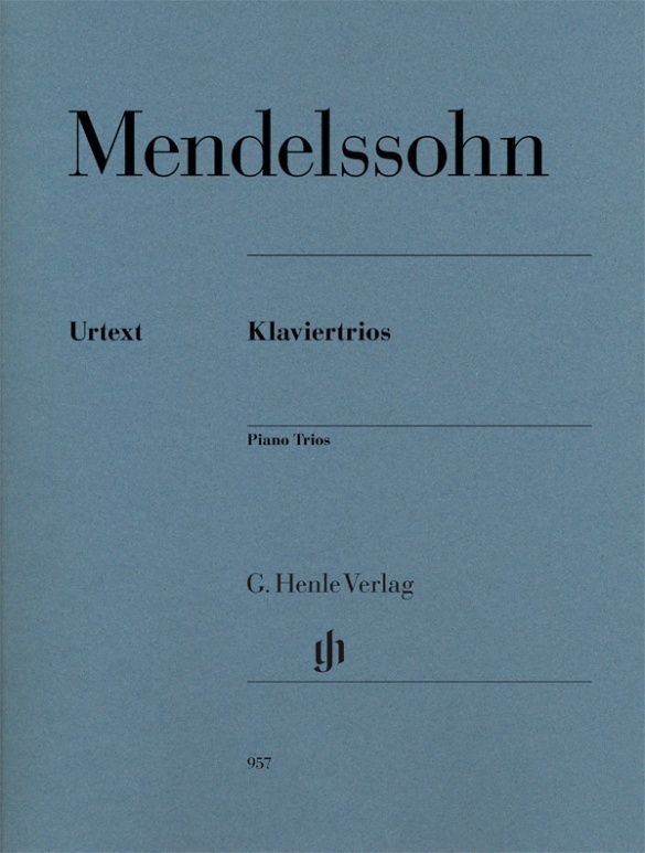 Cover: 9790201809571 | Felix Mendelssohn Bartholdy - Klaviertrios | Besetzung: Klaviertrios