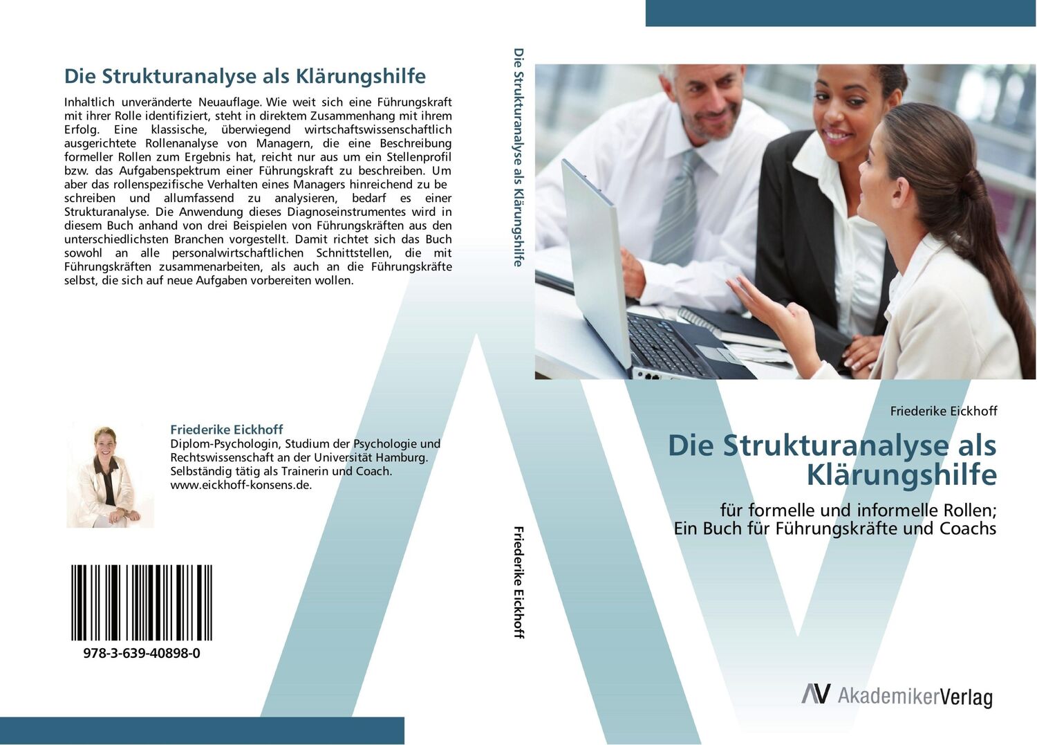 Cover: 9783639408980 | Die Strukturanalyse als Klärungshilfe | Friederike Eickhoff | Buch