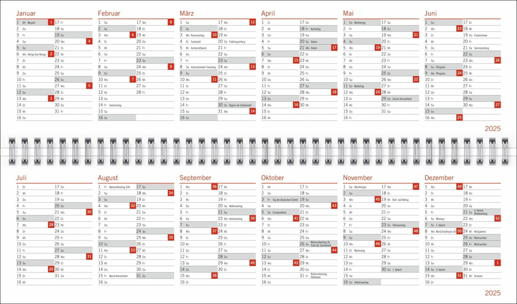 Bild: 9783756406548 | Helme Heine: Wochenquerplaner 2025 | Helme Heine | Kalender | 112 S.