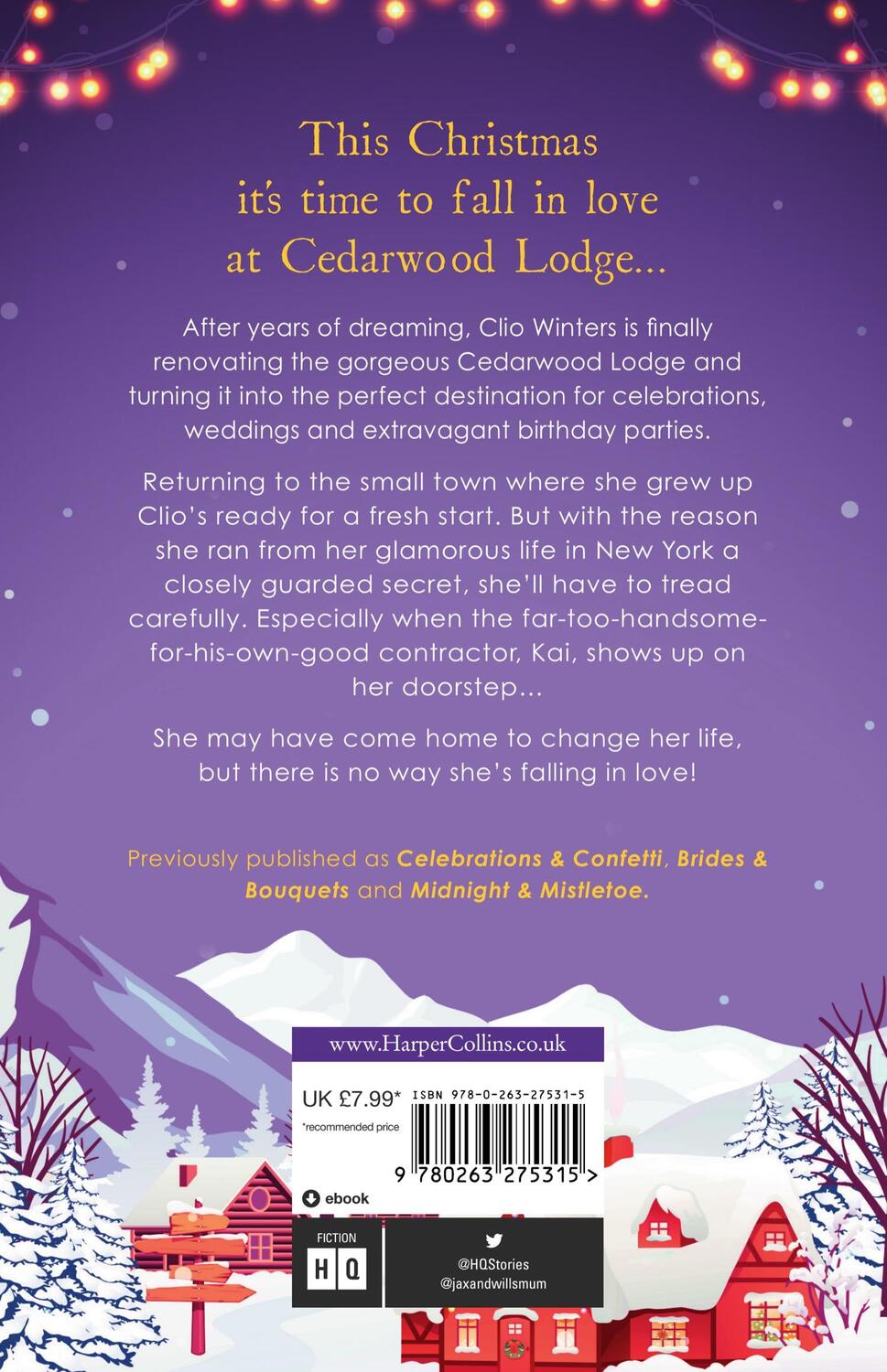 Rückseite: 9780263275315 | Christmas At Cedarwood Lodge | Rebecca Raisin | Taschenbuch | Englisch