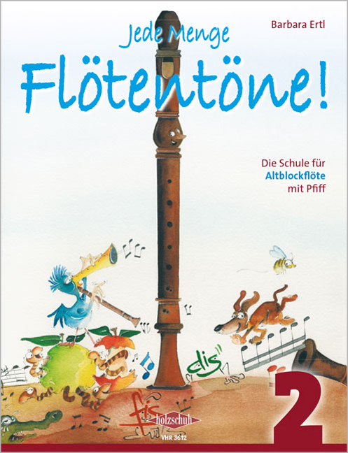 Cover: 4031659036122 | Jede Menge Flötentöne!, für Altblockflöte. Bd.2 | Barbara Ertl