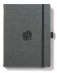 Cover: 5285003136665 | Dingbats A4+ Wildlife Grey Elephant Notebook - Lined | Taschenbuch