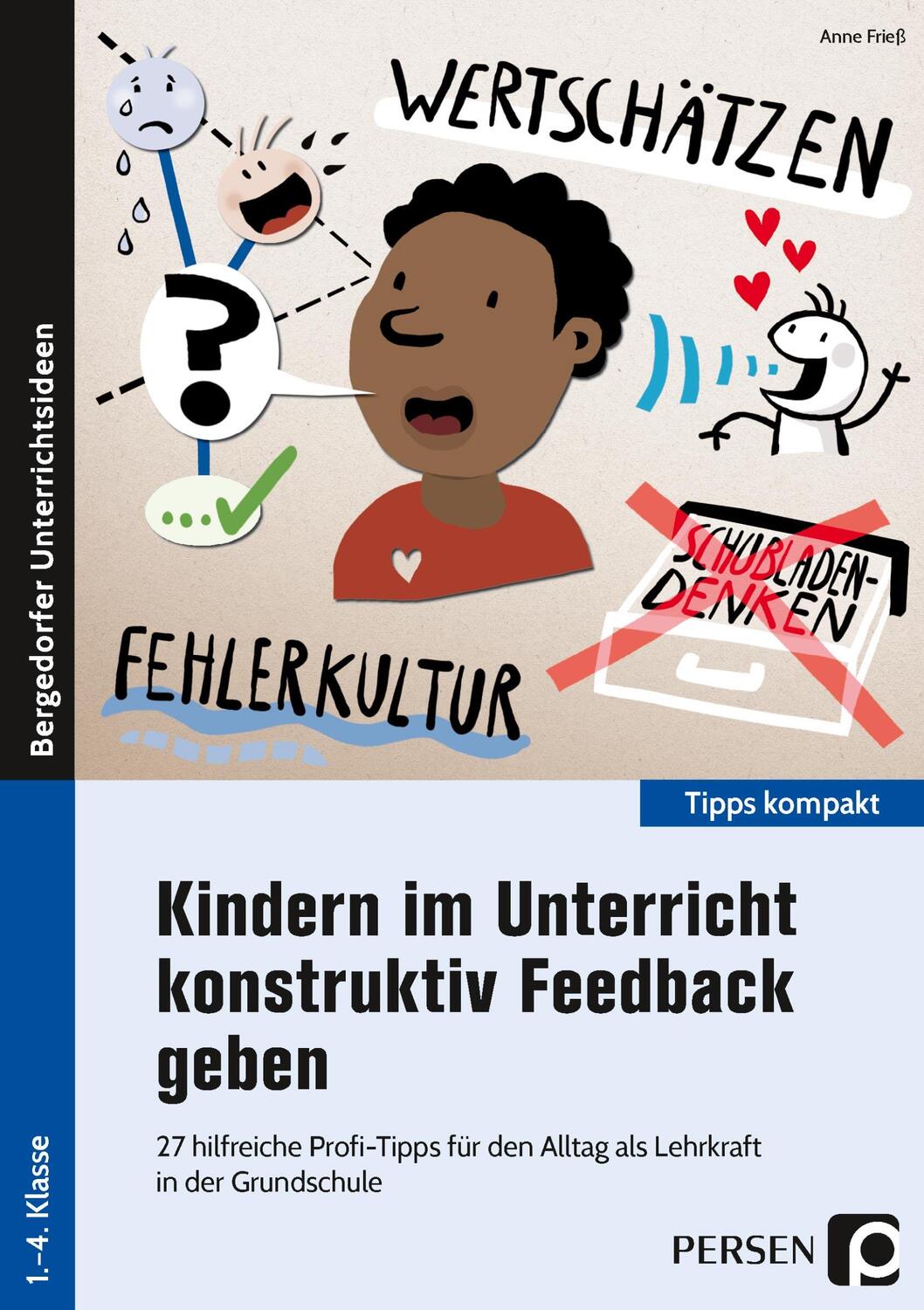 Cover: 9783403207290 | Kindern im Unterricht konstruktiv Feedback geben | Anne Frieß | 2021