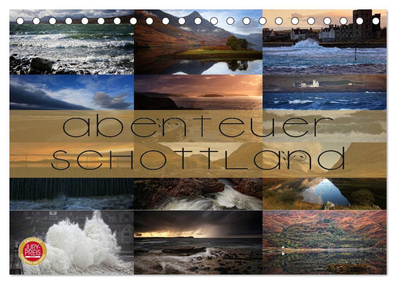Cover: 9783383540479 | Abenteuer Schottland (Tischkalender 2024 DIN A5 quer), CALVENDO...