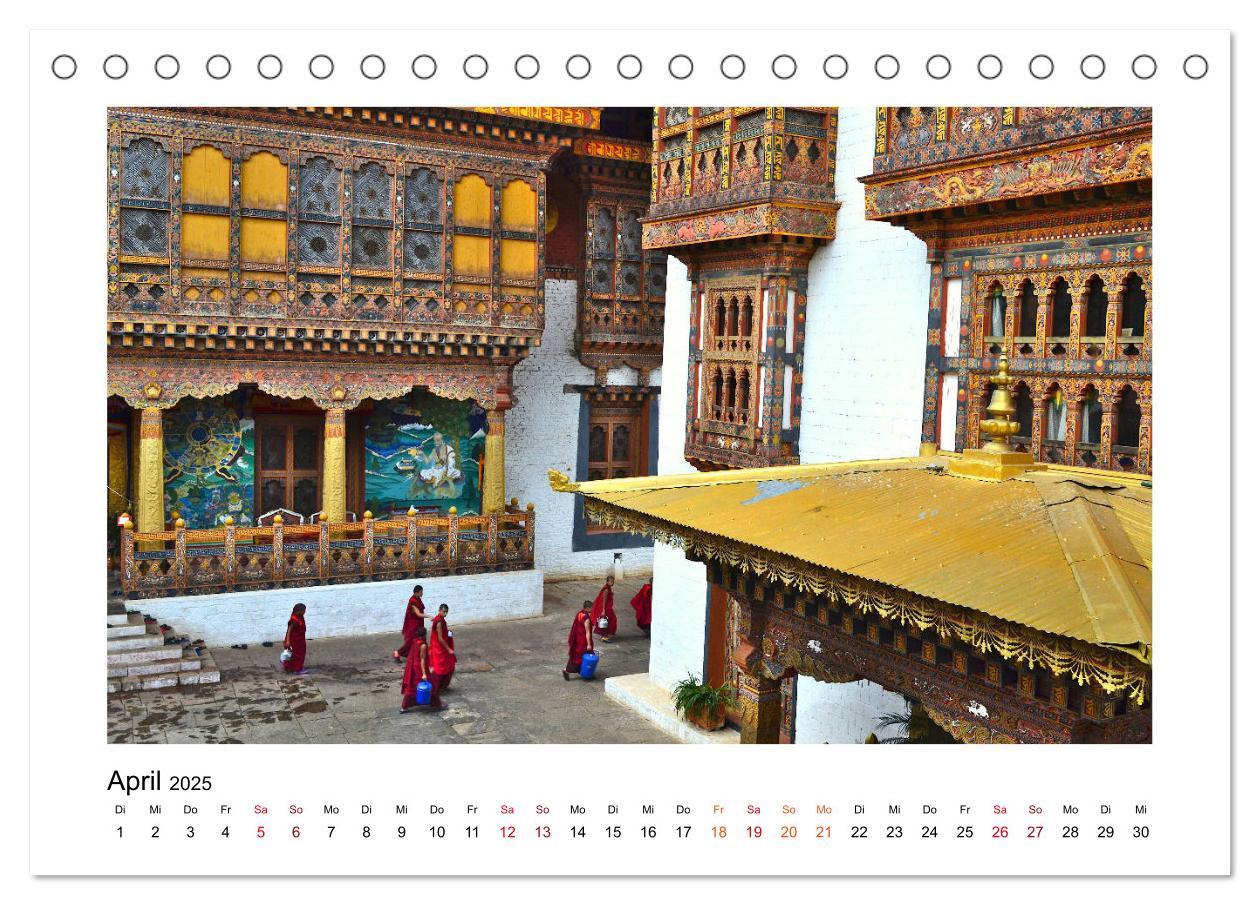 Bild: 9783435126620 | Bhutan ¿ Berge, Buddhismus &amp; Bruttonationalglück (Tischkalender...