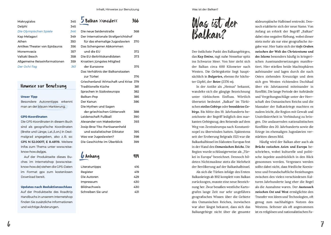 Bild: 9783831737482 | Reise Know-How Roadtrip Handbuch Balkan-Halbinsel | Brecht (u. a.)