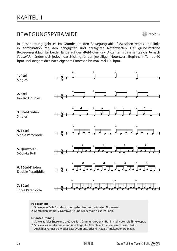 Bild: 9783866263994 | Drum Training Tools & Skills (mit Daten-DVD) | Patrick Metzger | Buch