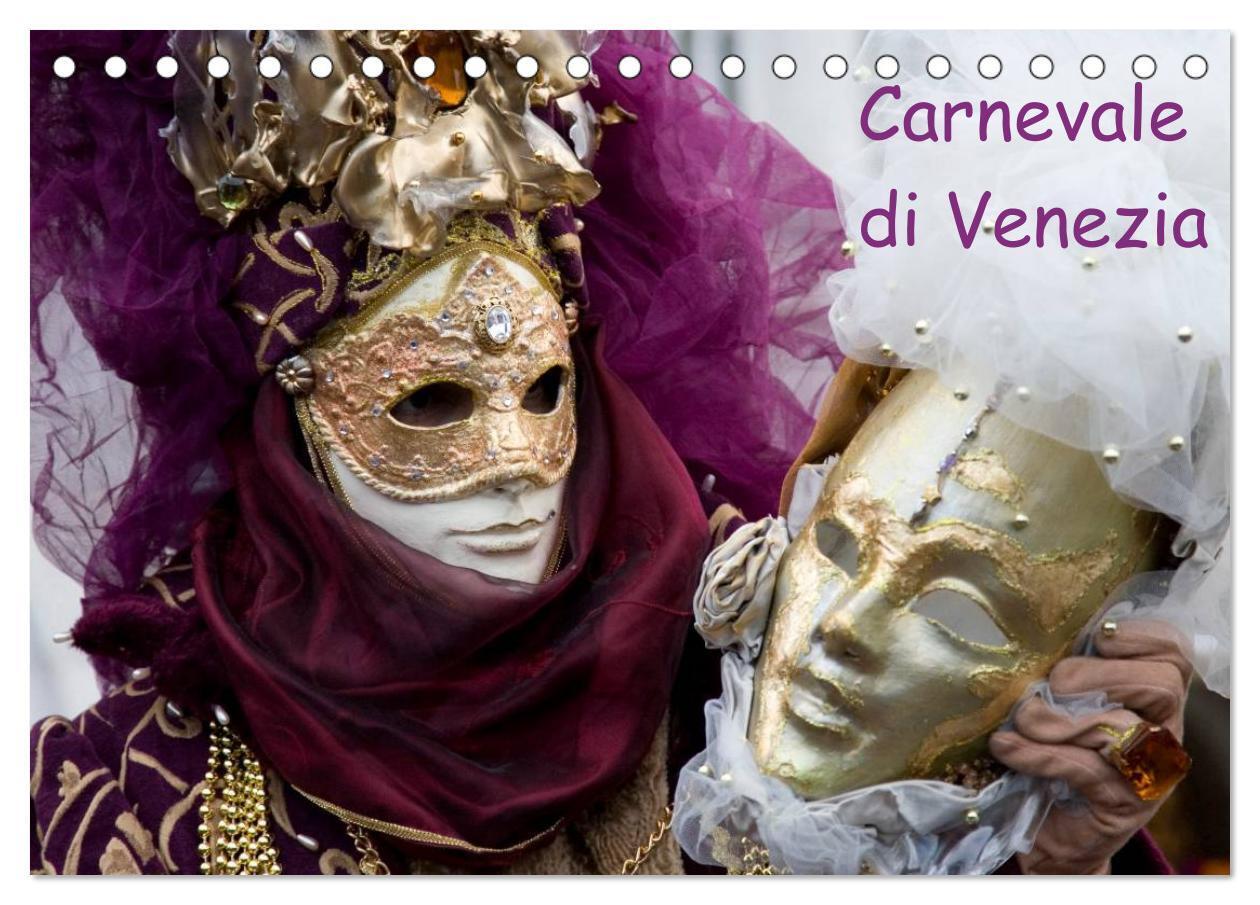 Cover: 9783383566318 | Carnevale di Venezia 2024 (Tischkalender 2024 DIN A5 quer),...