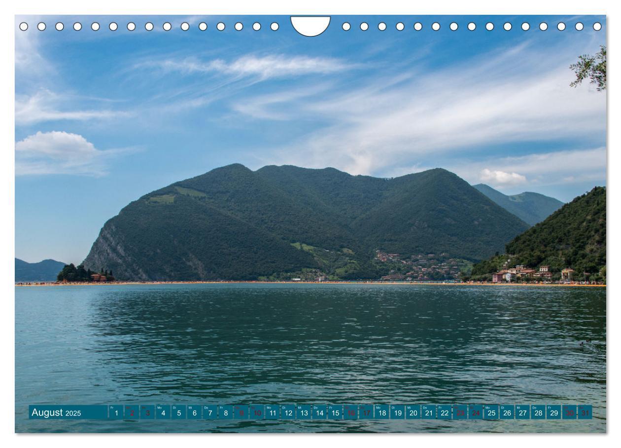 Bild: 9783435049264 | Iseo-See (Wandkalender 2025 DIN A4 quer), CALVENDO Monatskalender