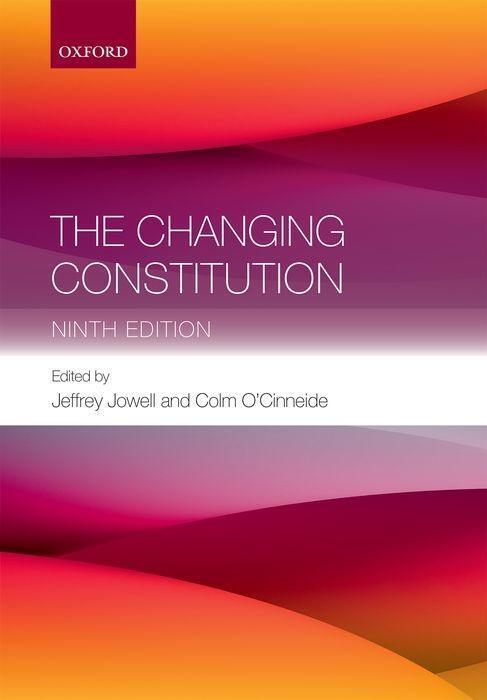 Cover: 9780198806363 | The Changing Constitution | Taschenbuch | Kartoniert / Broschiert