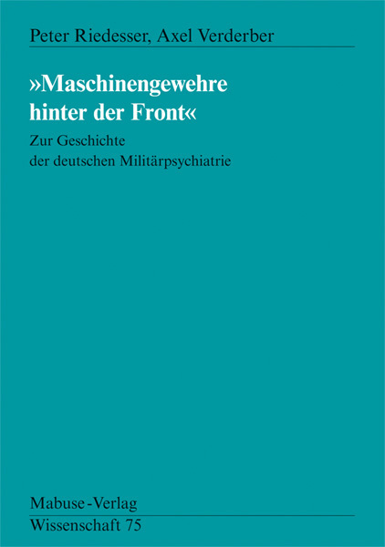 Cover: 9783935964524 | 'Maschinengewehre hinter der Front' | Peter Riedesser (u. a.) | Buch