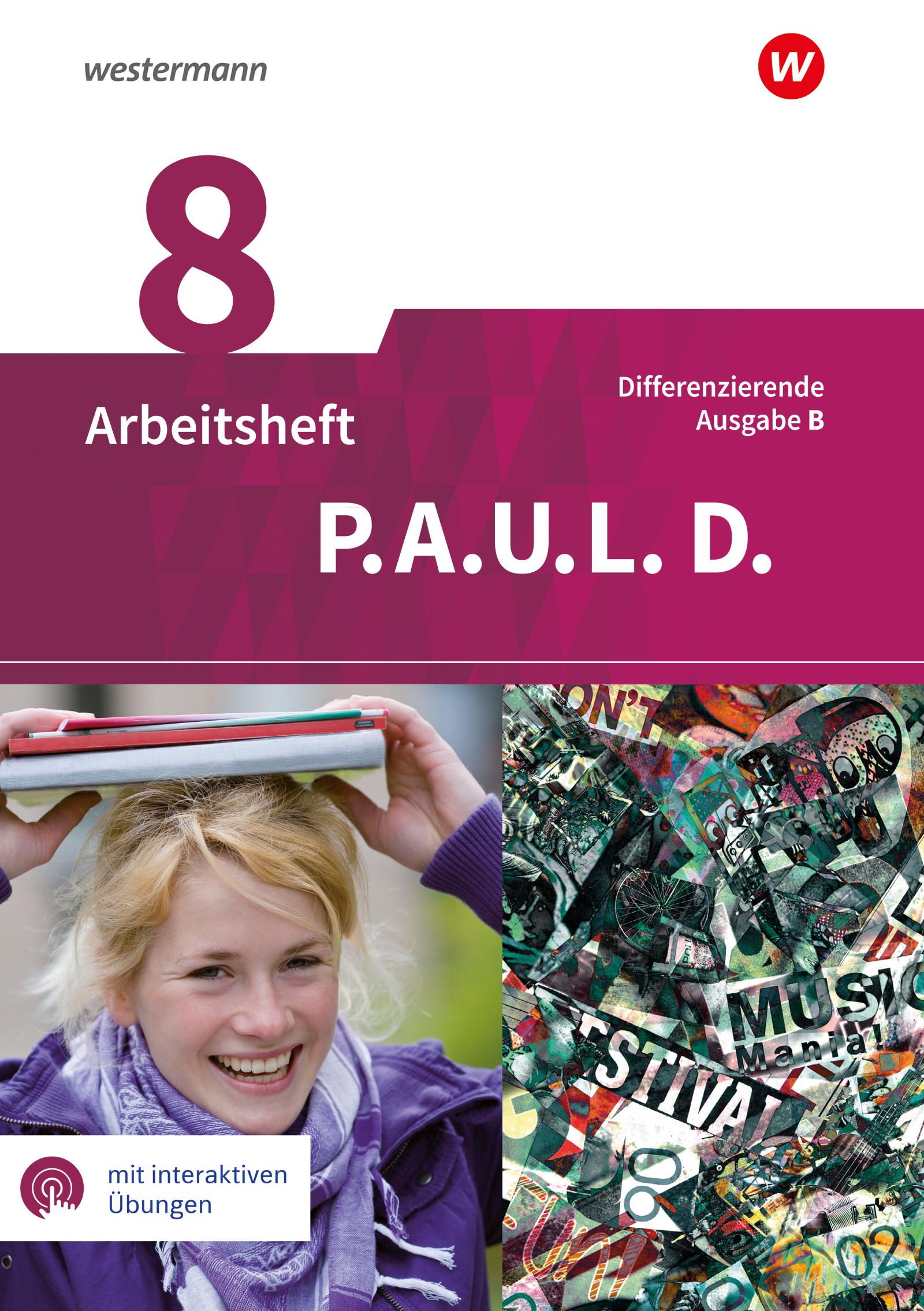 Cover: 9783141450965 | P.A.U.L. D. (Paul) 8. Arbeitsheft mit interaktiven Übungen....