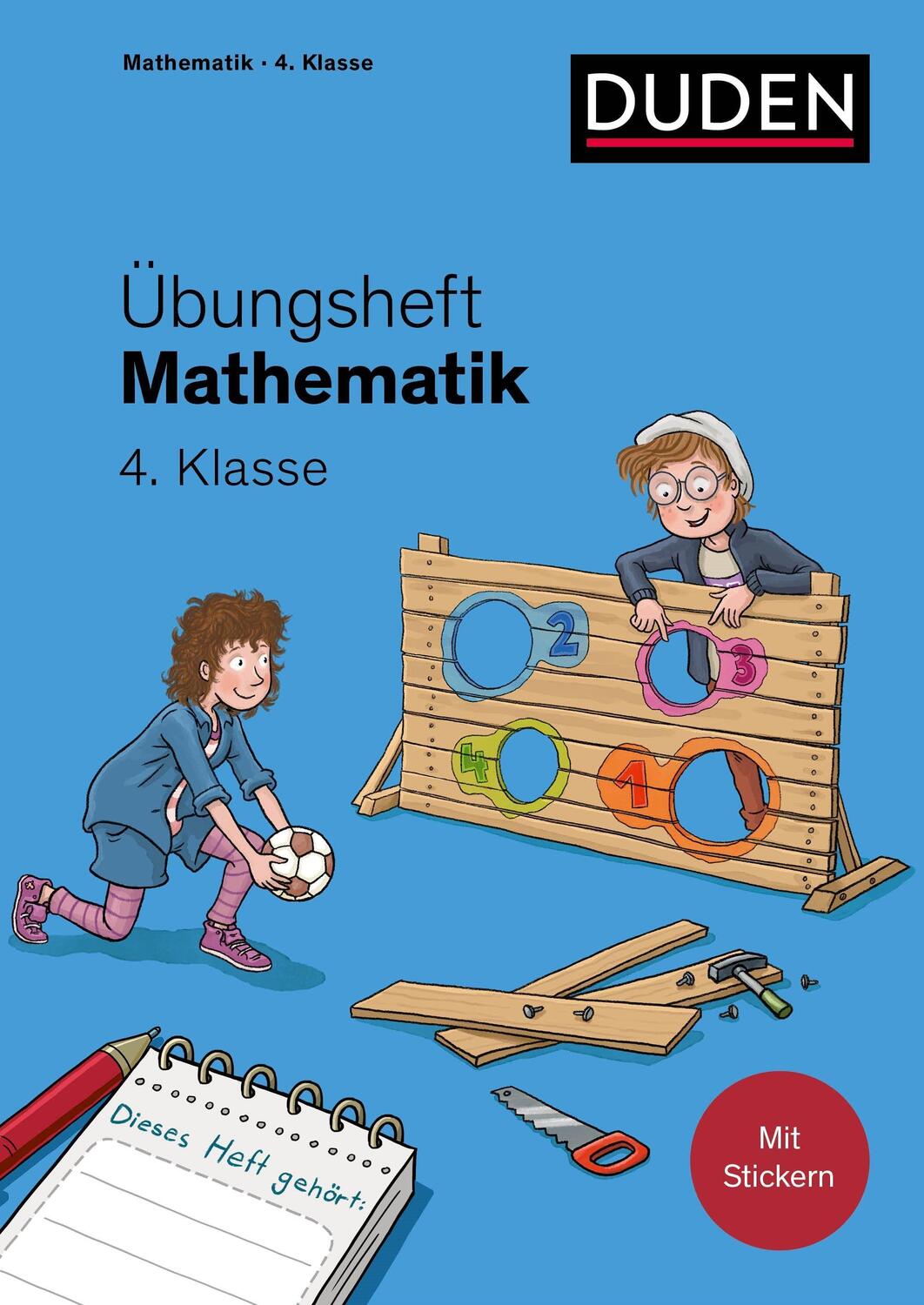 Cover: 9783411762514 | Übungsheft Mathematik - 4. Klasse | Mit Stickern und Lernerfolgskarten