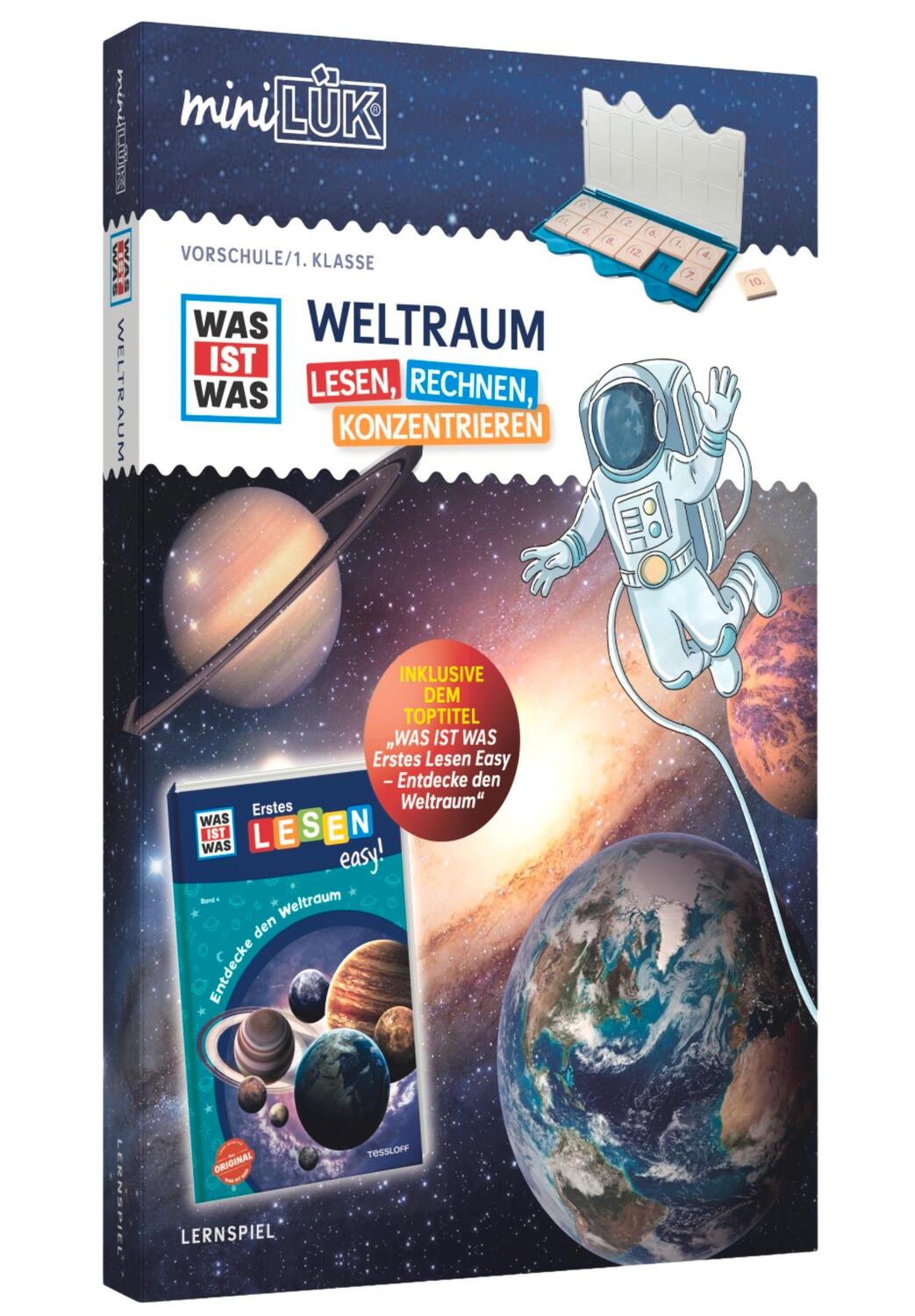 Cover: 9783072448352 | miniLÜK-Set. Vorschule/ 1. Klasse: WAS IST WAS WELTRAUM - Lesen,...