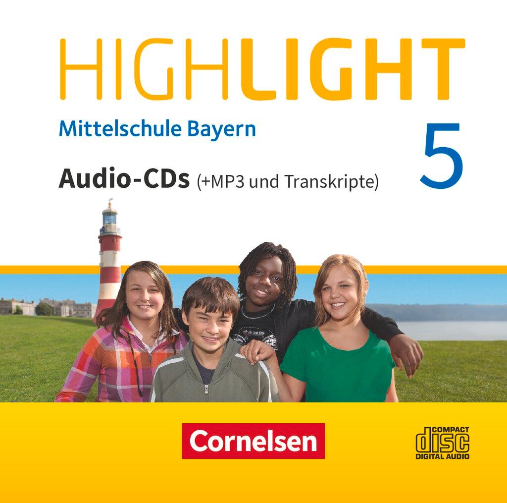 Cover: 9783060333837 | Highlight 5. Jahrgangsstufe - Mittelschule Bayern - Audio-CDs und...