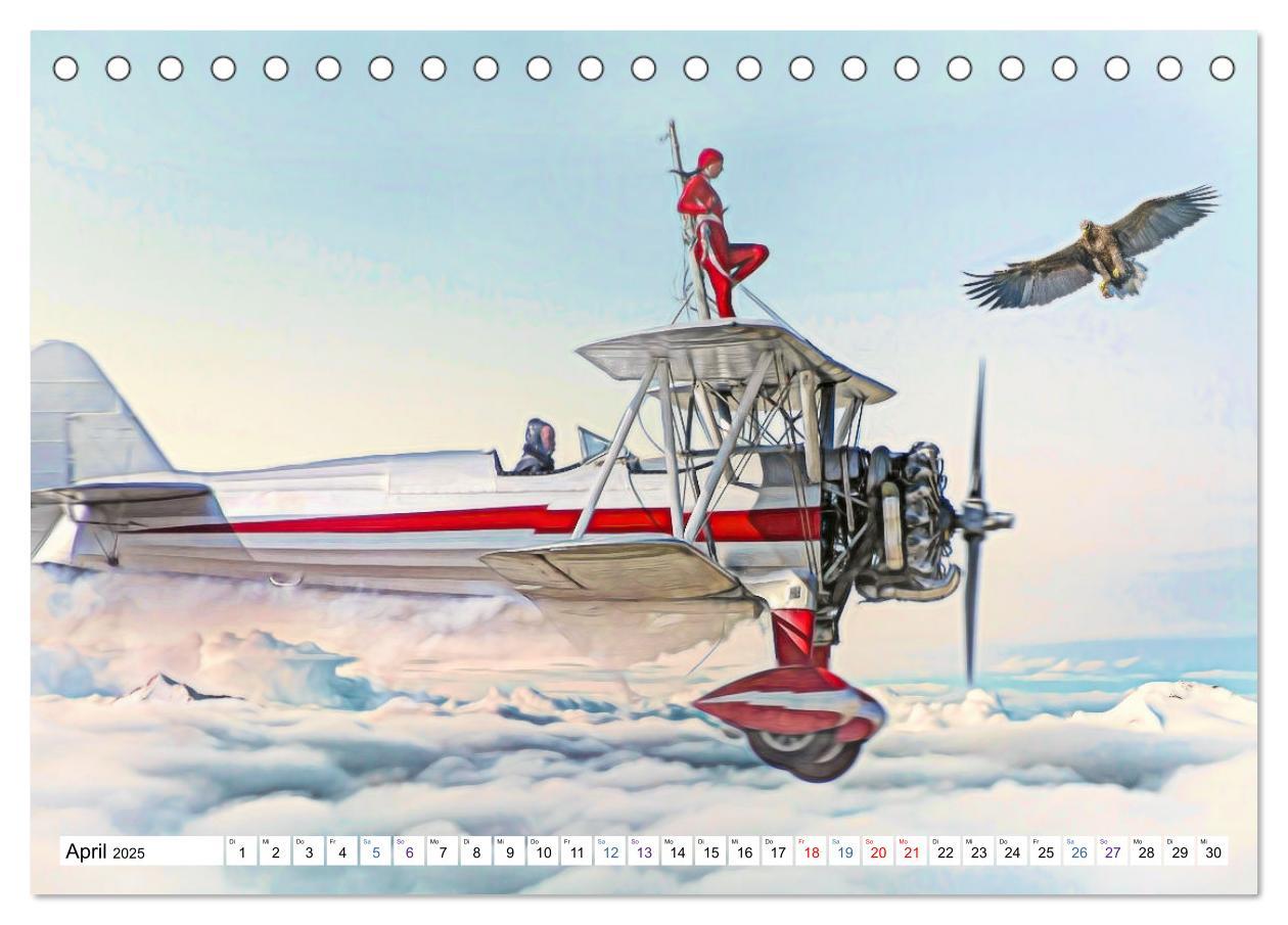 Bild: 9783435067398 | Fliegen, Fliegen - humorvolle Montagen (Tischkalender 2025 DIN A5...