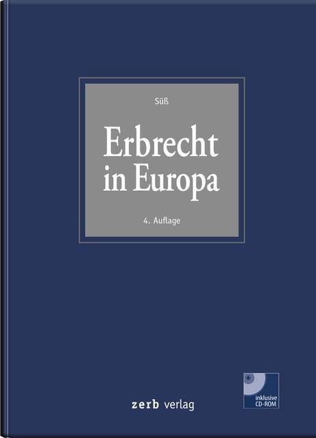 Cover: 9783956610905 | Erbrecht in Europa | Rembert Süß | Buch | Deutsch | 2019 | zerb verlag