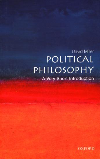 Cover: 9780192803955 | Political Philosophy | A Very Short Introduction | David Miller | Buch