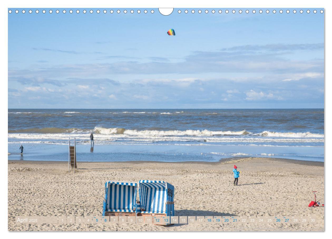 Bild: 9783435073535 | Am Strand von Langeoog (Wandkalender 2025 DIN A3 quer), CALVENDO...