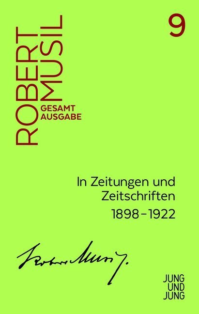 Cover: 9783990272091 | In Zeitungen und Zeitschriften. Tl.1 | Robert Musil | Buch | Deutsch