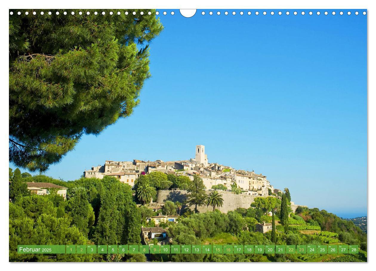 Bild: 9783383776618 | Lebendige Cote d'Azur: Die azurblaue Küste (Wandkalender 2025 DIN...