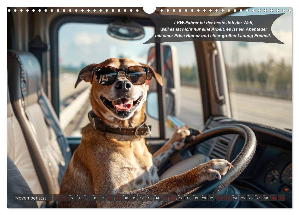 Bild: 9783457183182 | Tierisch lustige LKW-Fahrer (Wandkalender 2025 DIN A3 quer),...