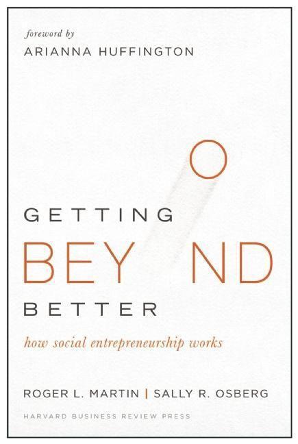 Cover: 9781633690684 | Getting Beyond Better | How Social Entrepreneurship Works | Buch