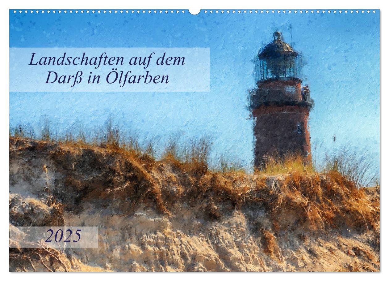 Cover: 9783435143122 | Landschaften auf dem Darß in Ölfarben (Wandkalender 2025 DIN A2...