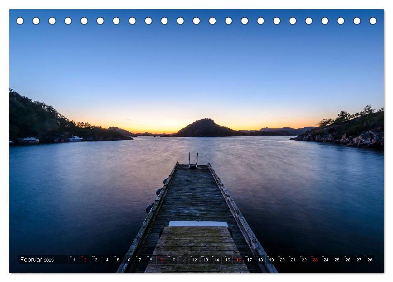 Bild: 9783435537754 | Norwegens Süden (Tischkalender 2025 DIN A5 quer), CALVENDO...