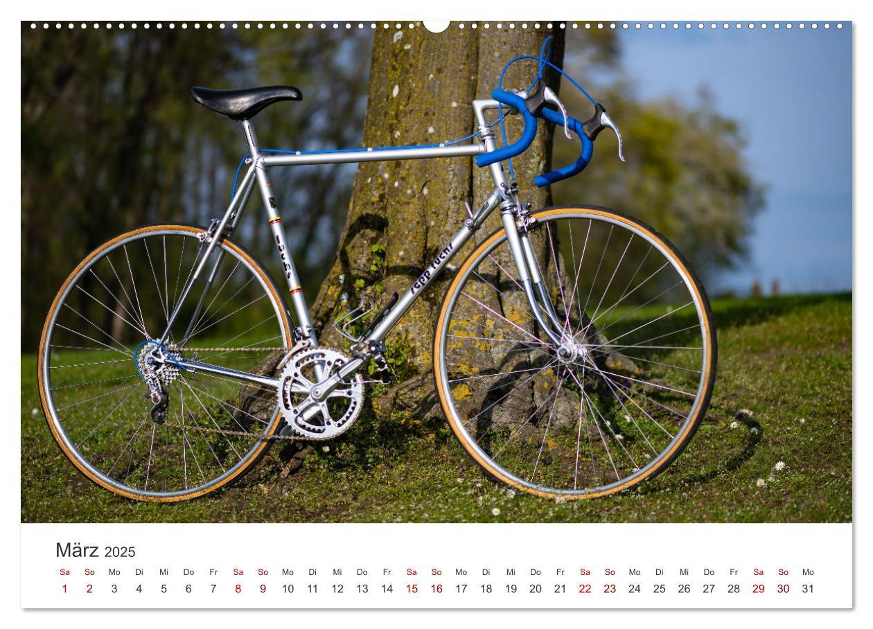 Bild: 9783435017898 | Stahlrenner - Rennrad-Klassiker aus Europa (Wandkalender 2025 DIN...