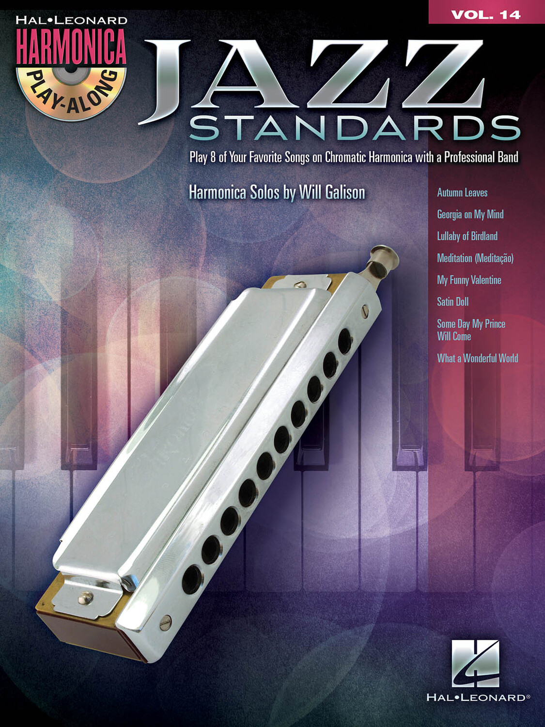 Cover: 884088394943 | Jazz Standards | Harmonica Play-Along Volume 14 (Chromatic Harmonica)
