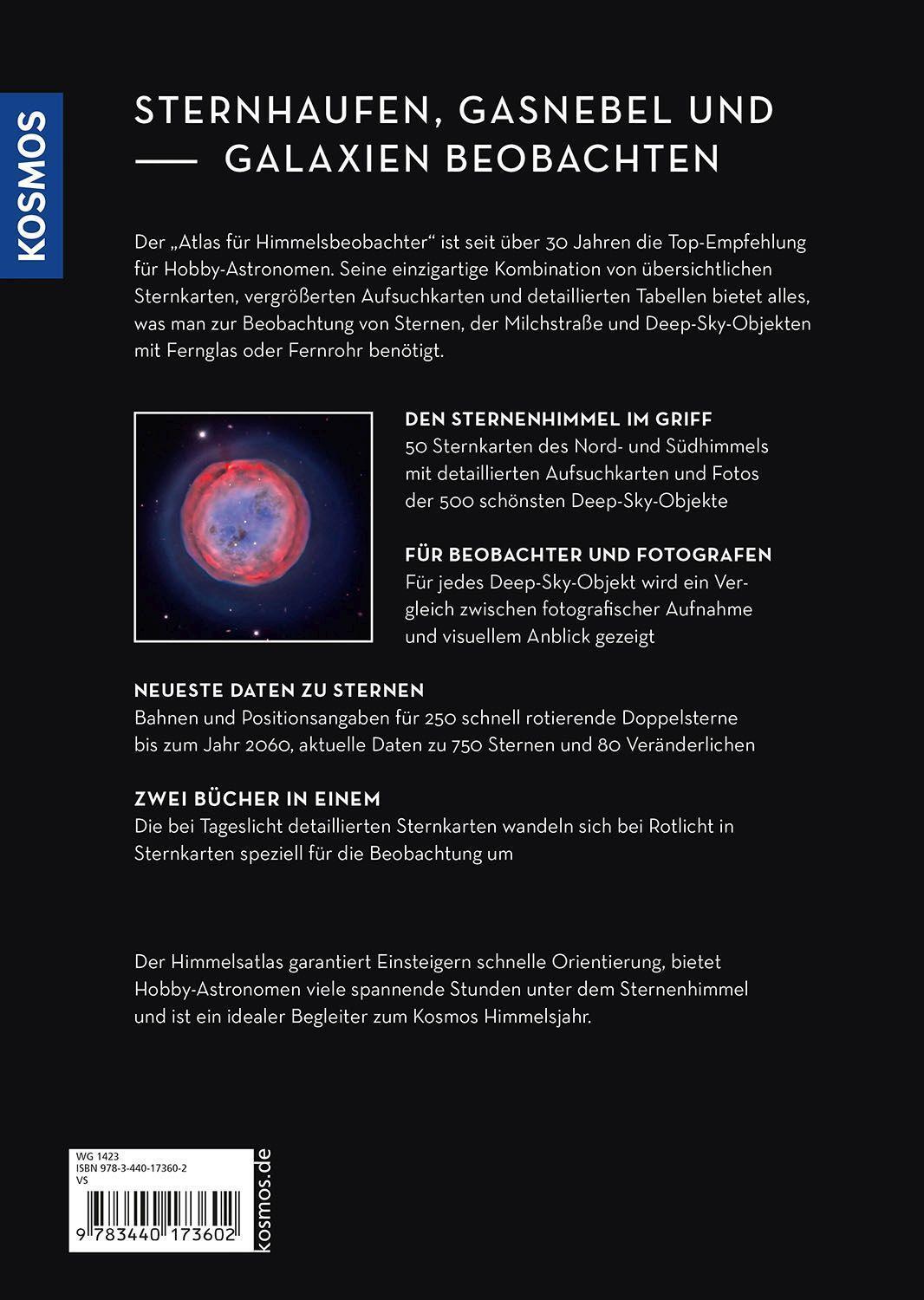 Bild: 9783440173602 | Atlas für Himmelsbeobachter | Erich Karkoschka | Buch | Deutsch | 2022