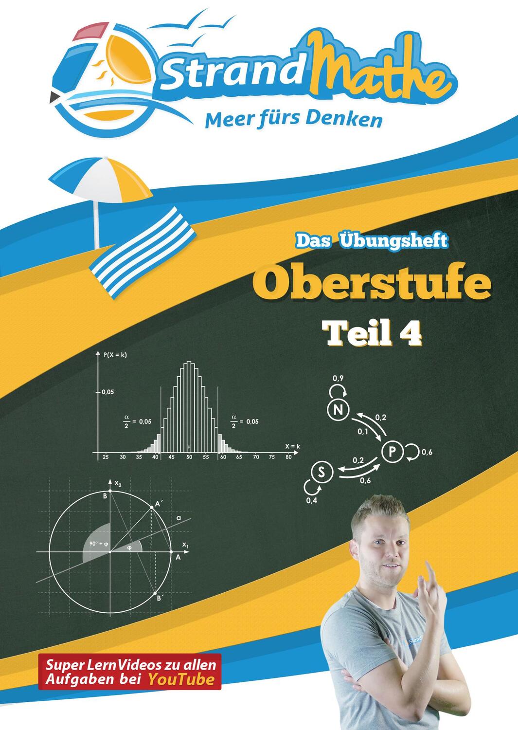 Cover: 9783946641148 | Mathematik Oberstufe Teil 4 - Stochastik, Geometrie, Lineare...
