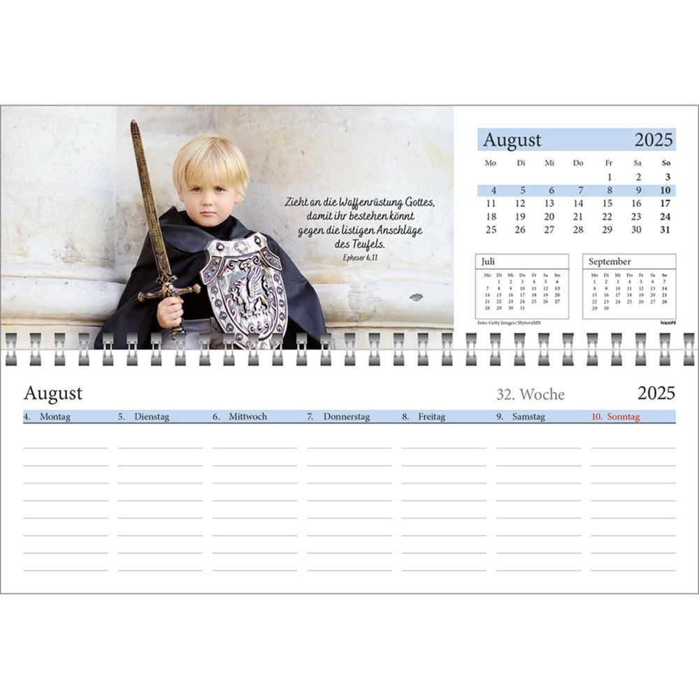 Bild: 9783754825457 | In deine Hand leg ich den Tag 2025 | Wochen-Tischkalender | Kalender