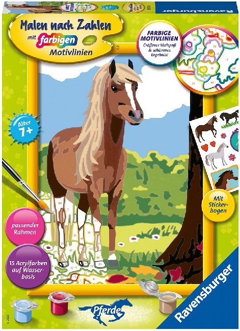 Cover: 4005556285150 | Ravensburger Malen nach Zahlen 28515 - Pferdeglück - Kinder ab 7...