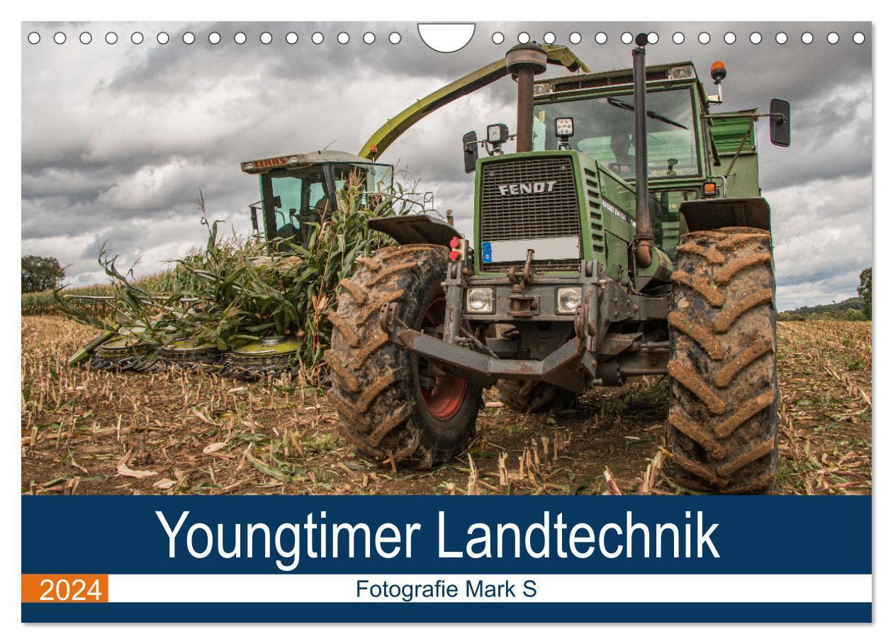 Cover: 9783675553484 | Youngtimer Landtechnik (Wandkalender 2024 DIN A4 quer), CALVENDO...