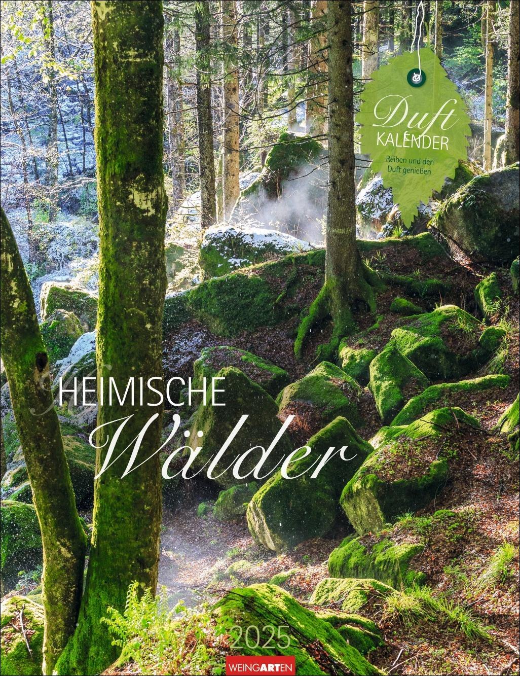 Cover: 9783839901380 | Heimische Wälder Kalender 2025 - Duftkalender | Kalender | 14 S.