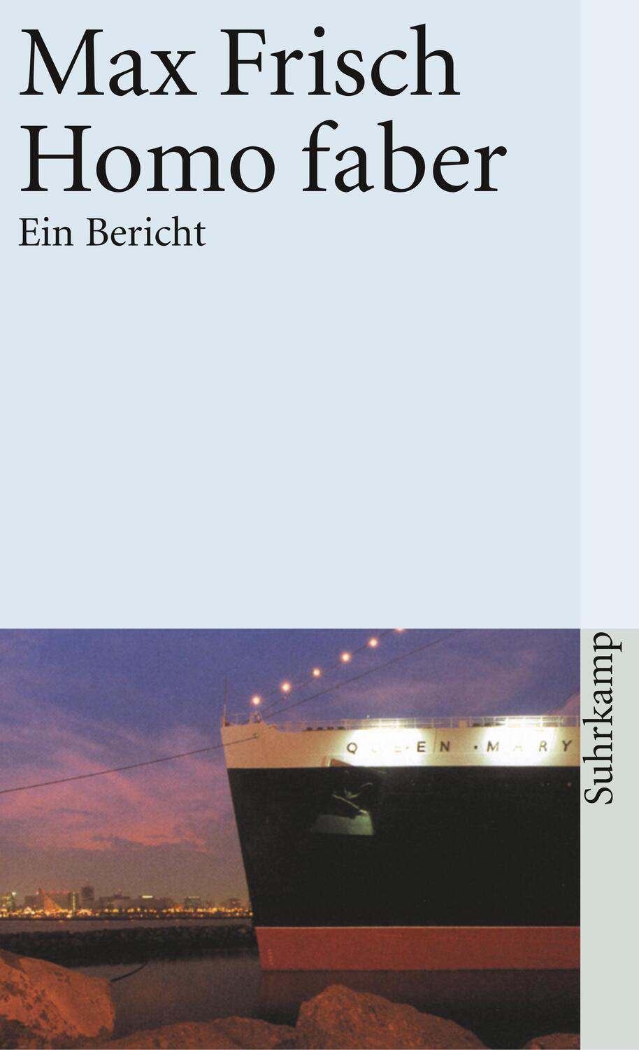 Cover: 9783518368541 | Homo faber | Max Frisch | Taschenbuch | Deutsch | 2001