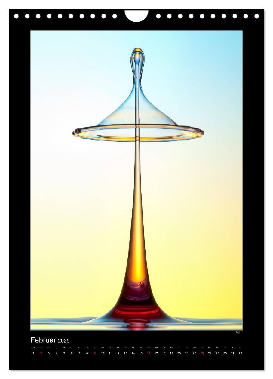 Bild: 9783457088791 | Liquid Art - Wassertropfen in Perfektion (Wandkalender 2025 DIN A4...