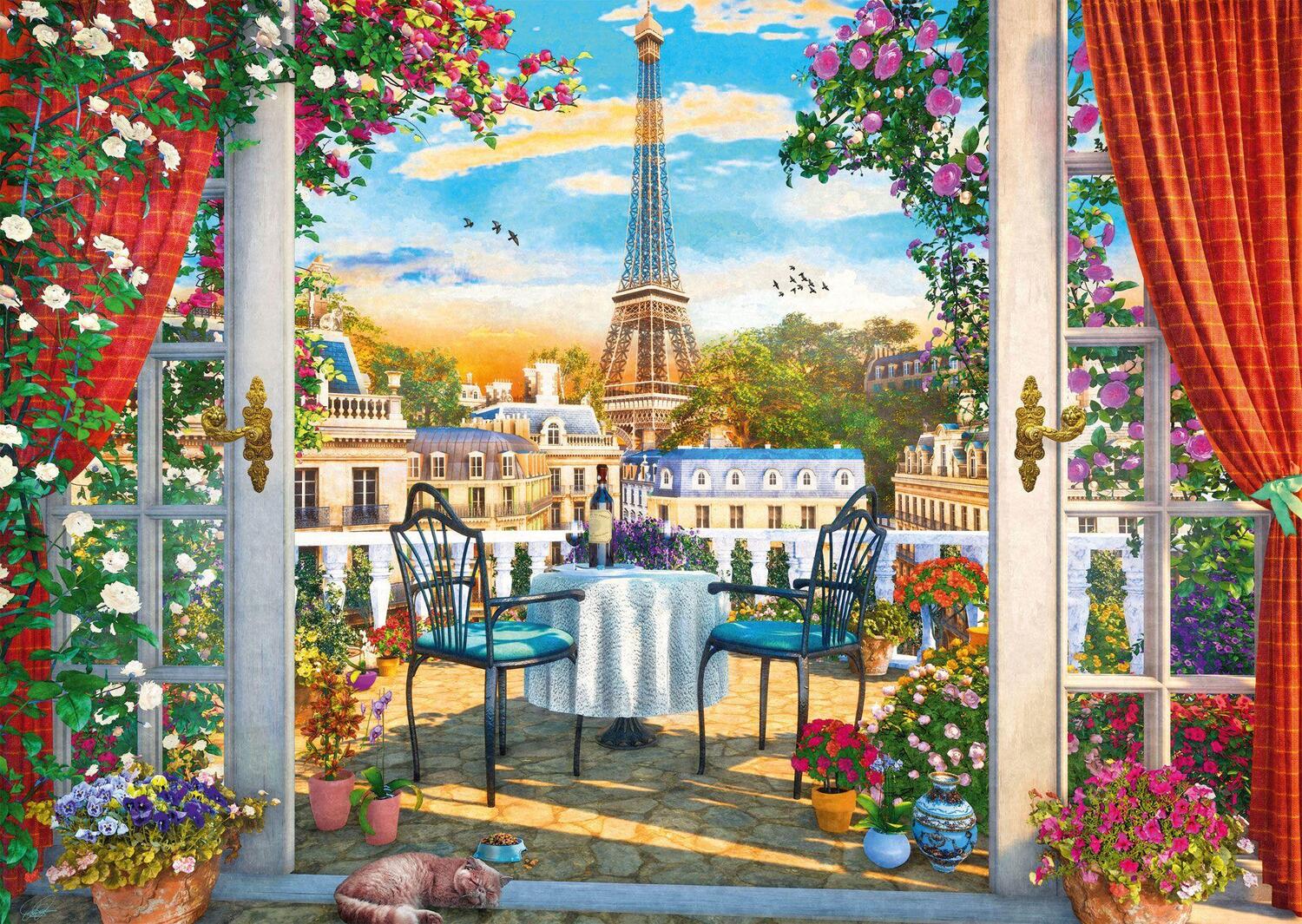 Bild: 4001504589769 | Terrasse in Paris. 1.000 Teile | Erwachsenenpuzzle | Spiel | Deutsch