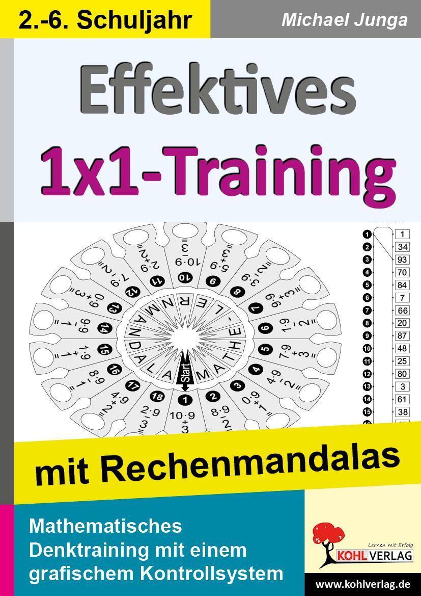 Cover: 9783866320888 | Effektives 1x1-Training mit Rechenmandalas | Michael Junga | Broschüre
