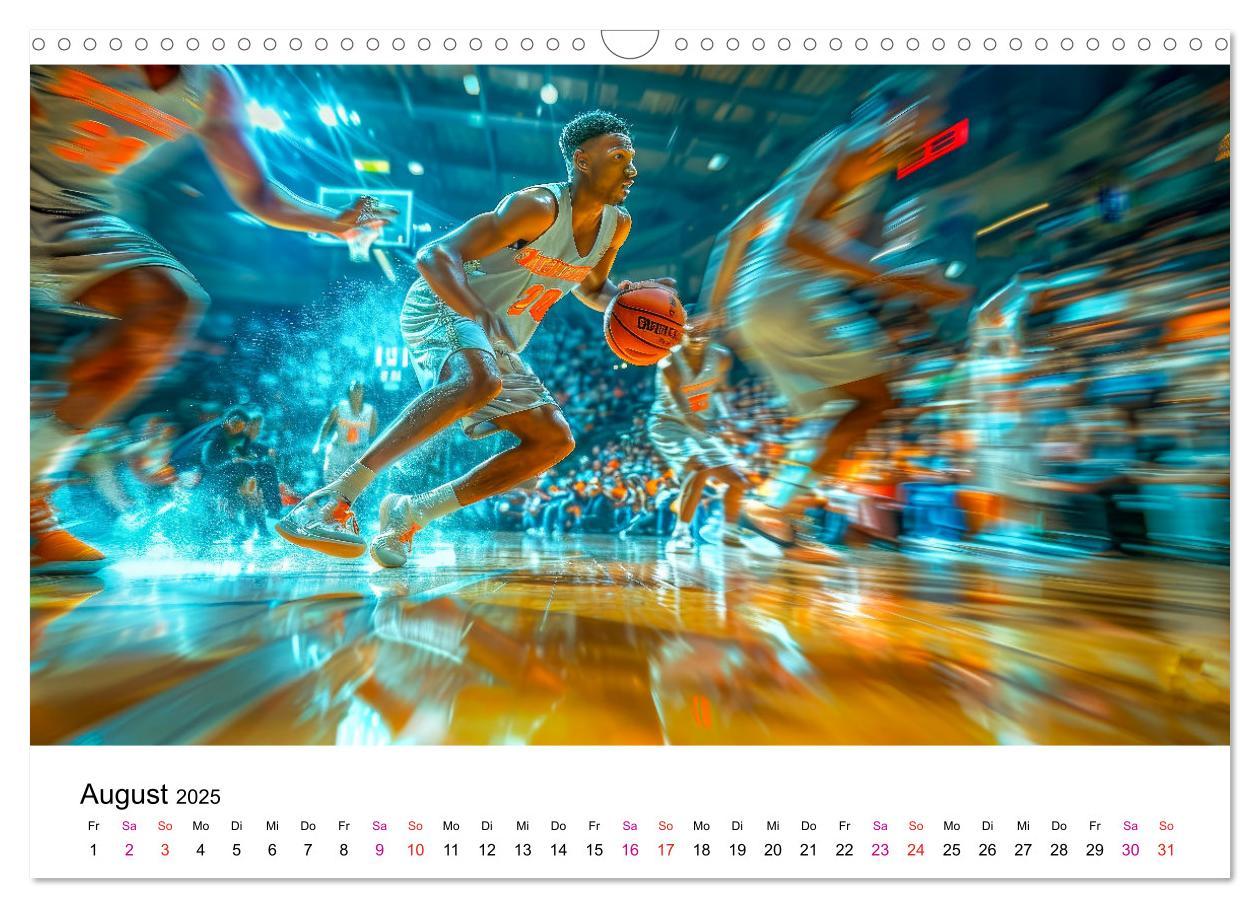 Bild: 9783457146729 | Basketball Erlebnisse (Wandkalender 2025 DIN A3 quer), CALVENDO...