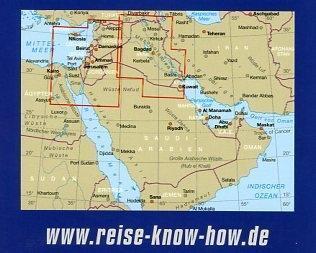 Bild: 9783831772407 | Reise Know-How Landkarte Naher Osten (1:1.200.000) | (Land-)Karte