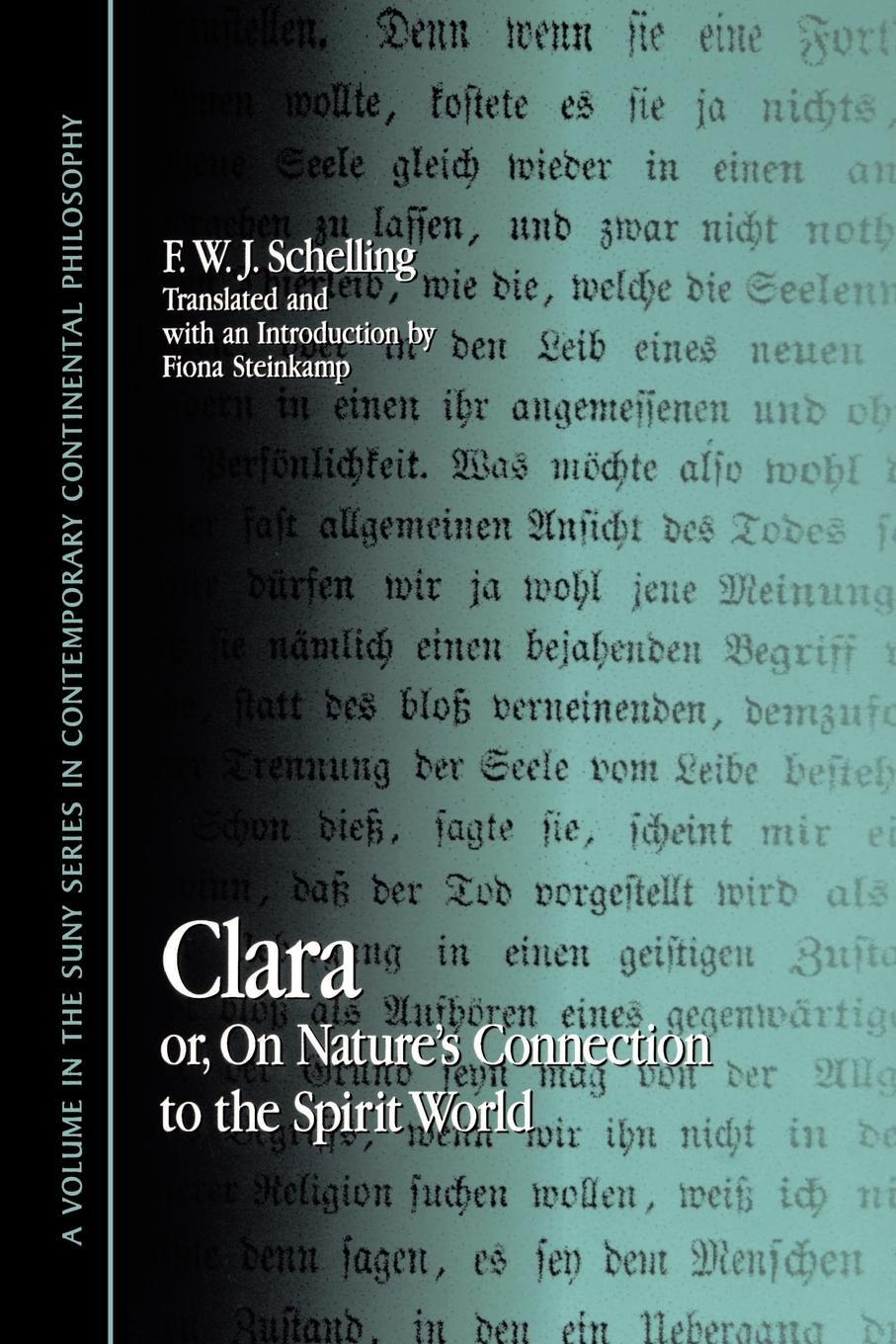 Cover: 9780791454084 | Clara | or, On Nature's Connection to the Spirit World | Schelling